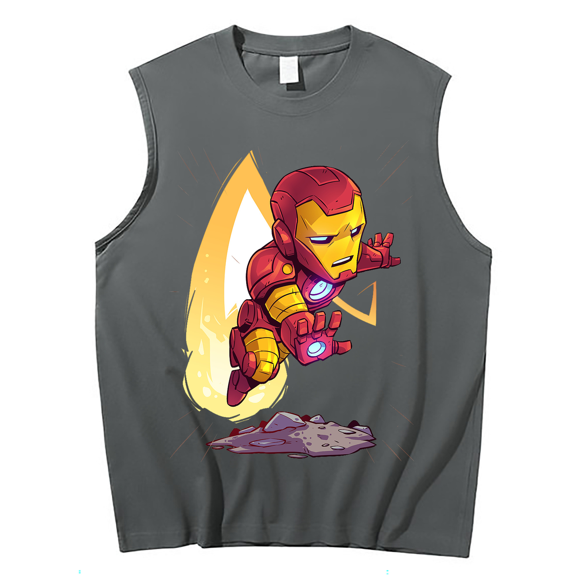 （画像用） アベンジャーズ The Avengers コットン100％タンクトップ（フロントプリント）